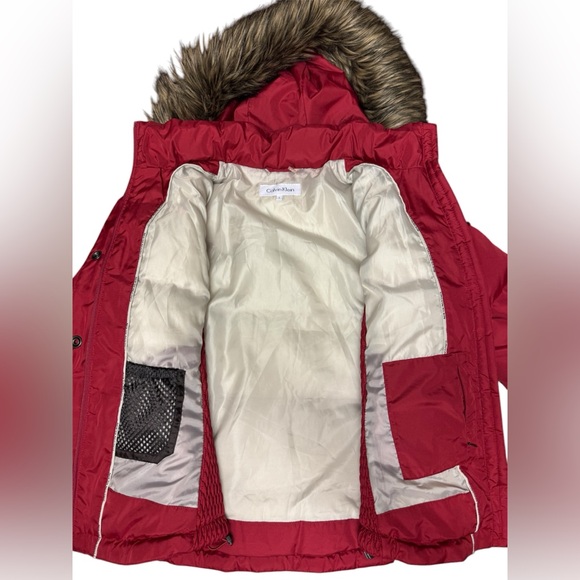 CALVIN KLEIN RED JACKET FOR WOMEN SIZE SMALL - Picture 4 of 10